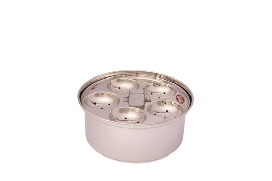 7 Idli Pot Set with Handle | Induction Compatible