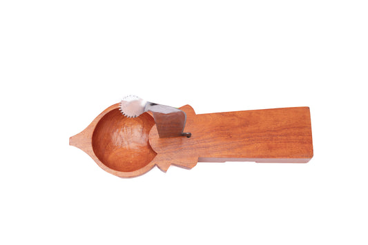 Traditional Chettinad Wood Aruvamanai (Vegetable Cutter & Coconut Scraper)