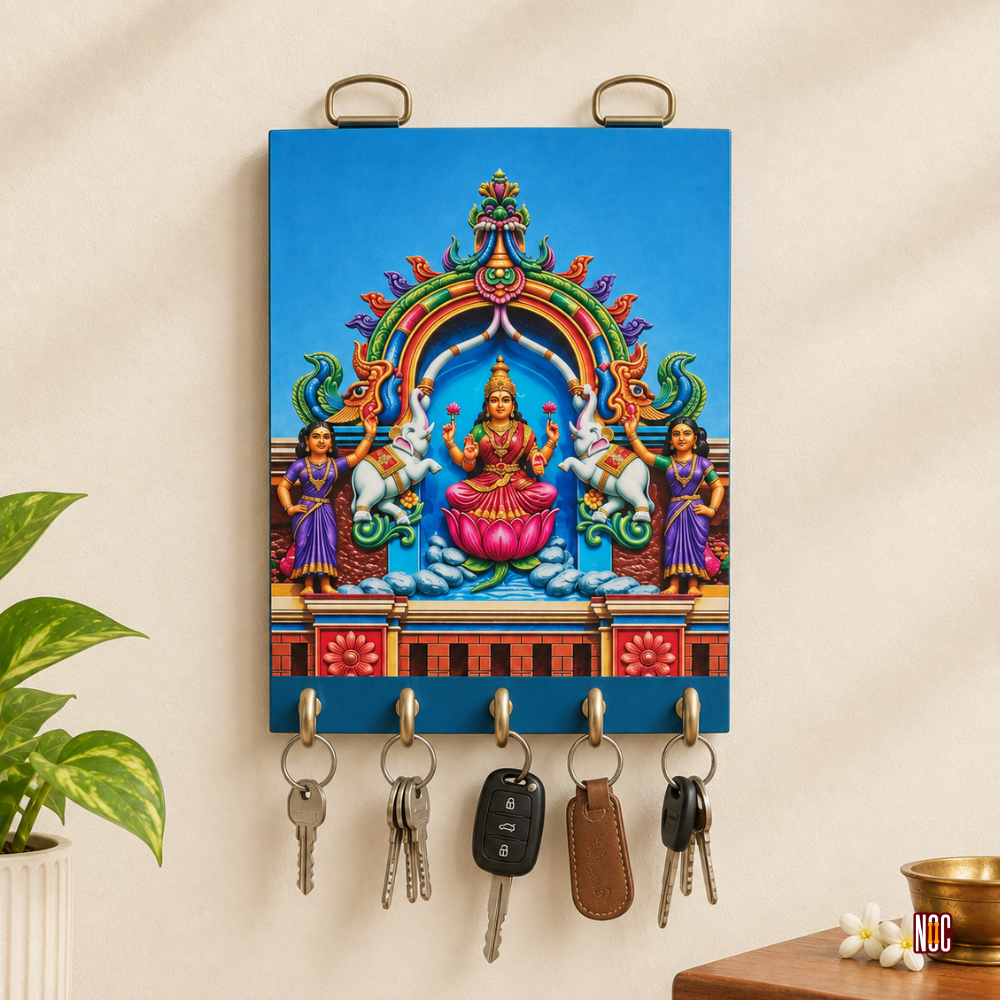 Chettinadu Mogappu Gajalakshmi Key Holder