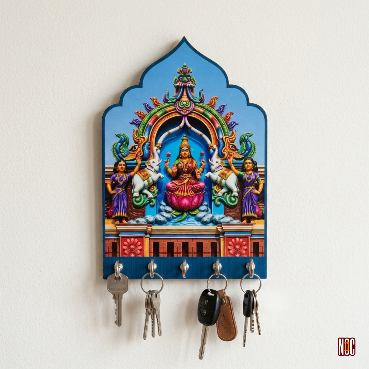 Chettinadu Mogappu Gajalakshmi Key Holder