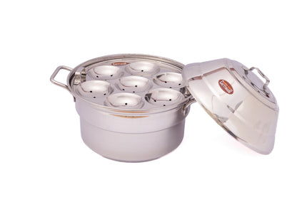 12 Idli Pot Set with Handle | Induction Compatible