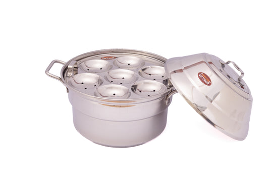 12 Idli Pot Set with Handle | Induction Compatible