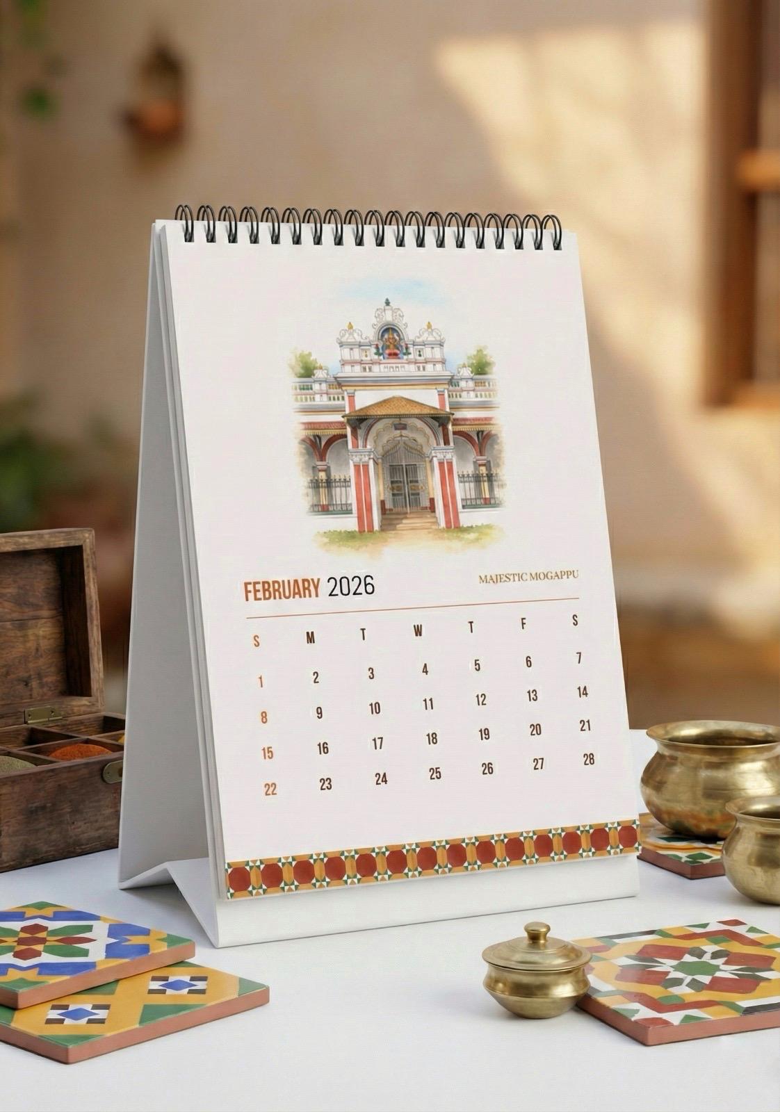 The Soul of Chettinadu - Limited Edition Calendar 2026